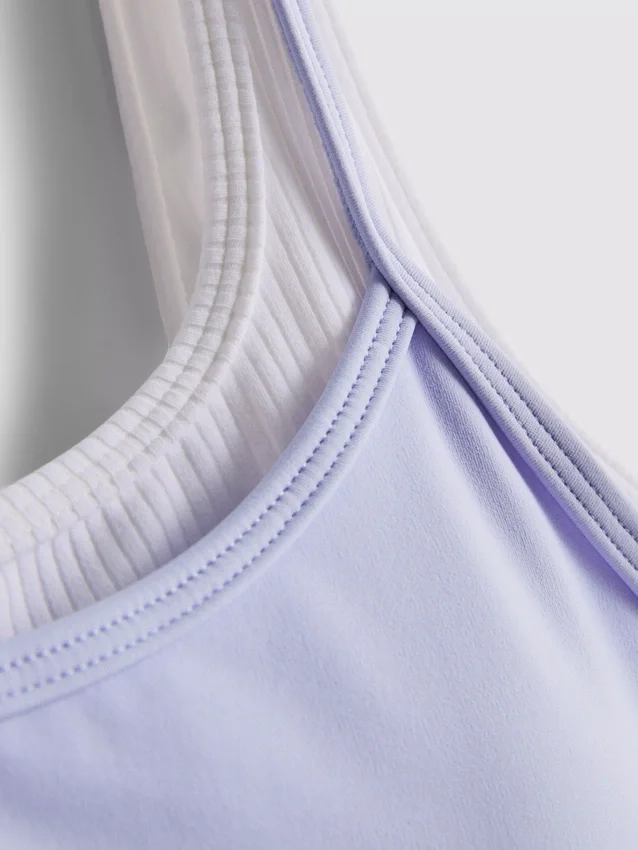 Dvouvrstvý sportovní crop top