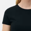 Elastické tričko s kulatým výstřihem