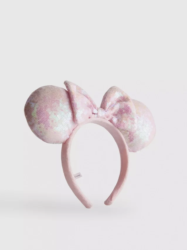 Čelenka s ušima a flitry s motivem Minnie Mouse od Disney