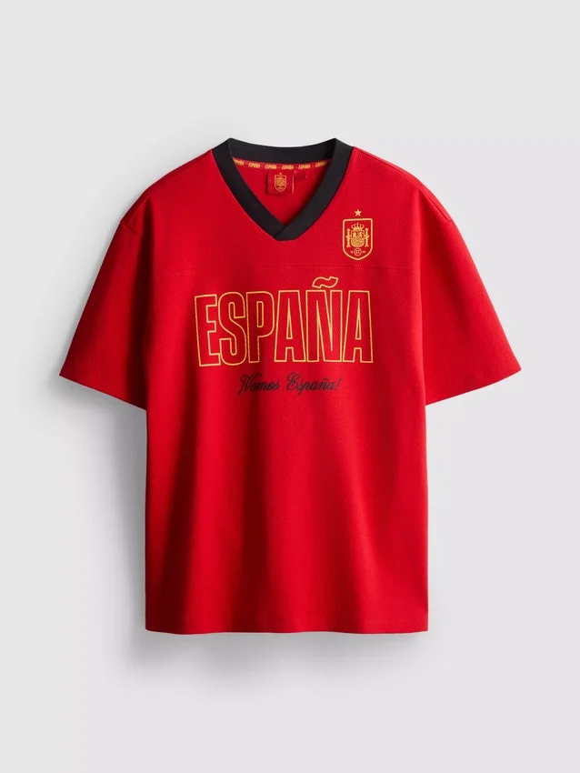 Fotbalová košile s potiskem „Spain“