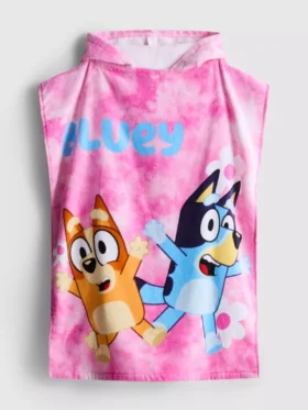 Froté pončo s kapucí Bluey