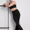 Funkční legíny BodySculpt s vysokým pasem a rozšiřujícími se nohavicemi