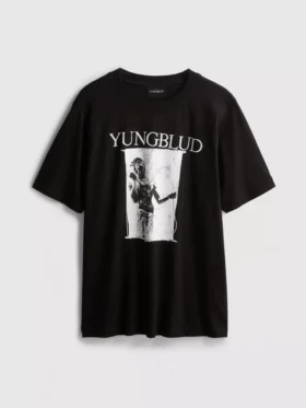 Grafické tričko Yungblud s kraťasy