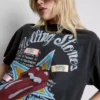 Grafické tričkové šaty s motivem Rolling Stones