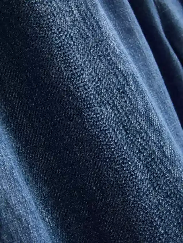 Harémové kalhoty Paula Echevarría z denimu s vysokým podílem bavlny