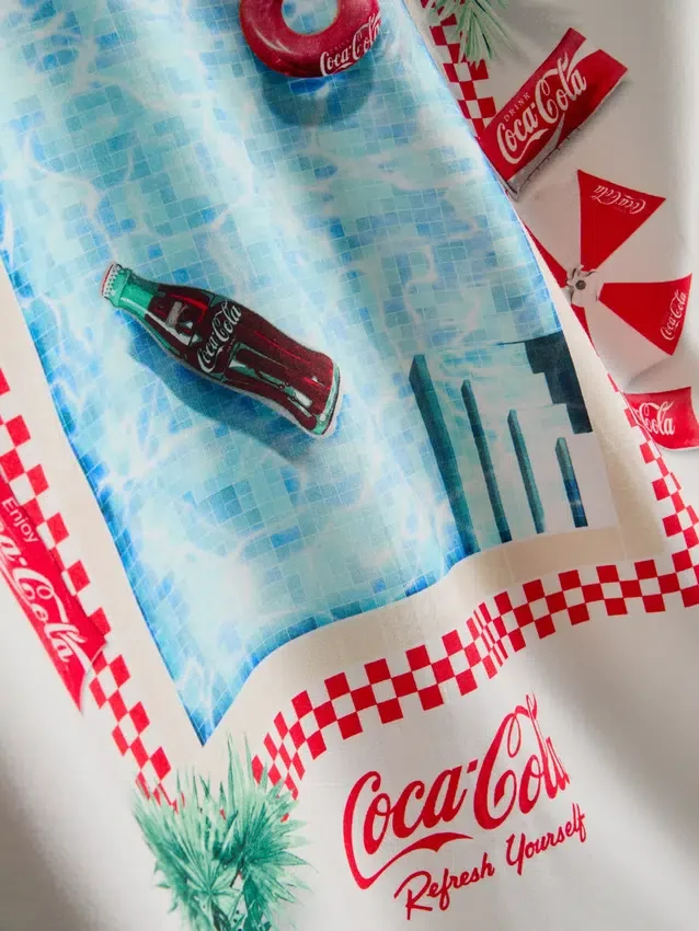 Košile s krátkým rukávem Coca-Cola