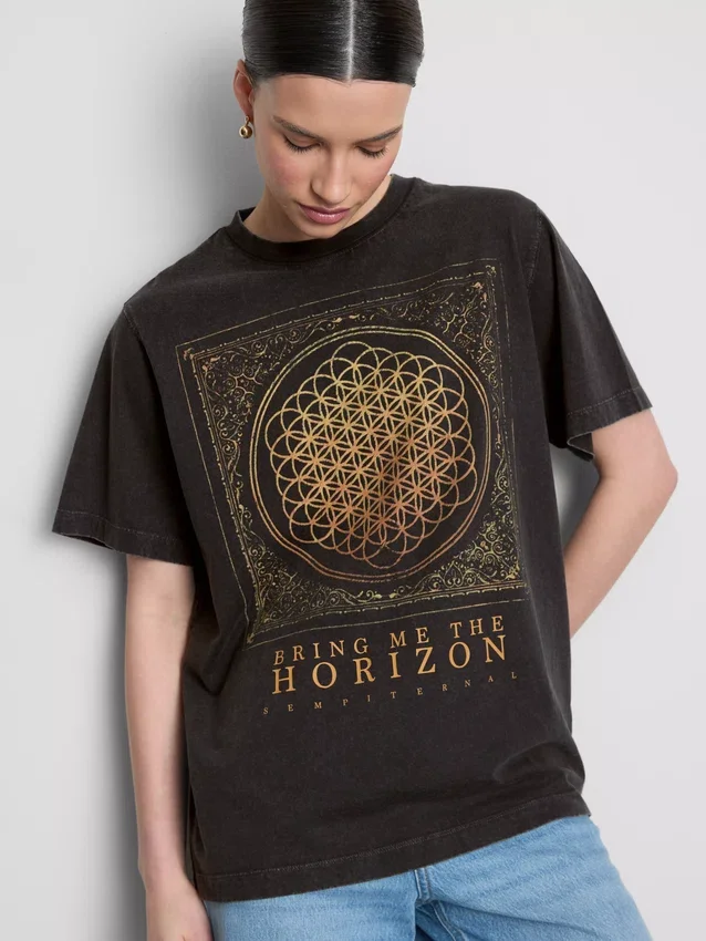 Košile s potiskem „Bring me the horizon“