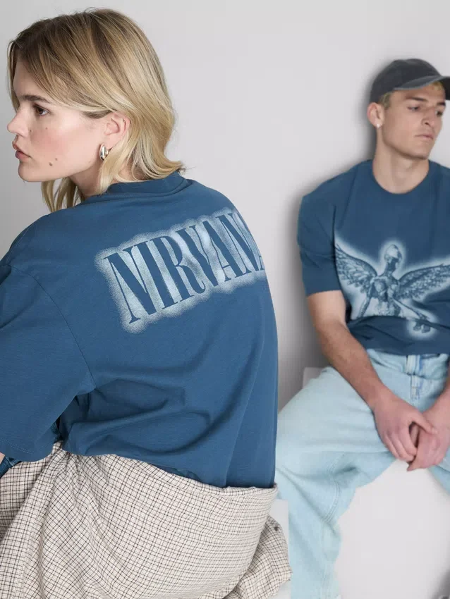 Košile s potiskem Nirvana Angel