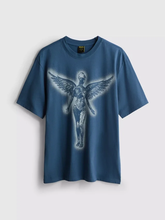 Košile s potiskem Nirvana Angel