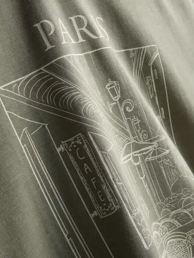 Košile s potiskem „Paris“