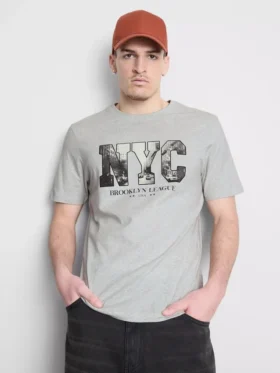 Košile s potiskem z New Yorku