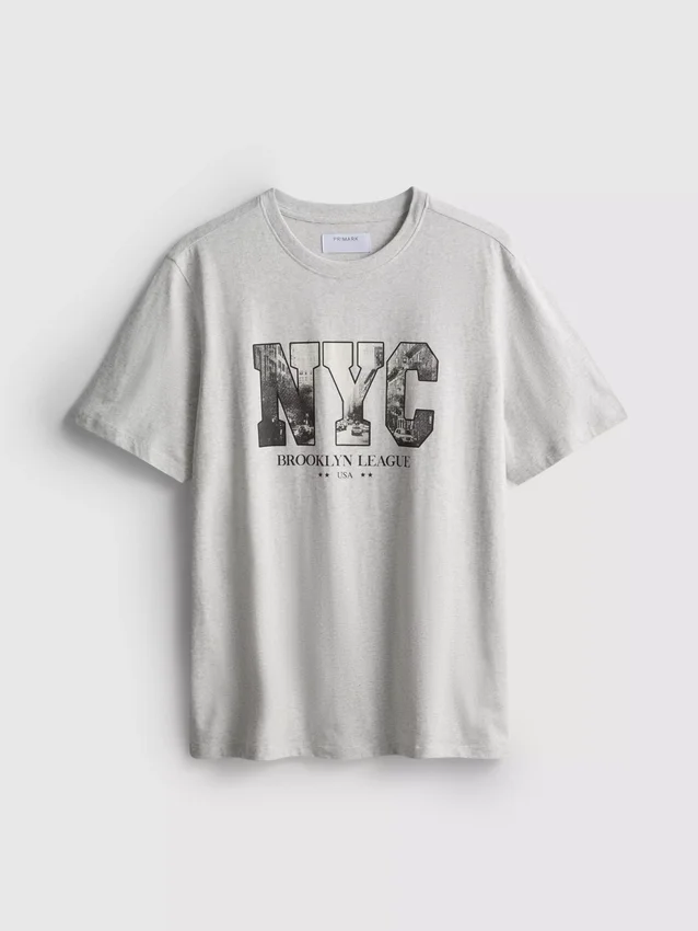 Košile s potiskem z New Yorku