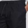 Kraťasy se stahovací šňůrkou ze směsi lnu