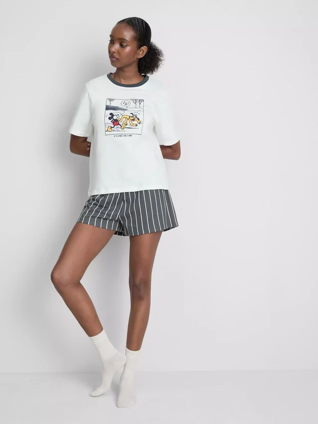 Krátké pyžamo Disney s motivem Mickey Mouse