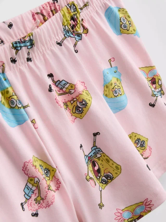 Krátké pyžamo s potiskem SpongeBob SquarePants