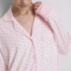 Květinová noční košile ve stylu boyfriend