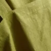 Lněný top s širokými ramínky a áčkovým střihem