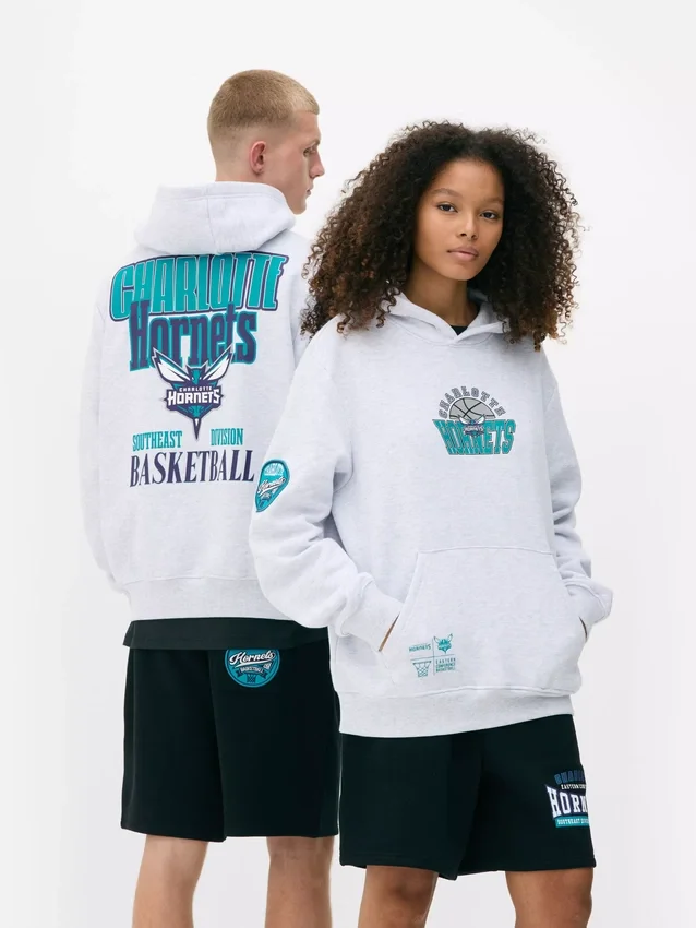 Mikina NBA Charlotte Hornets s kapucí