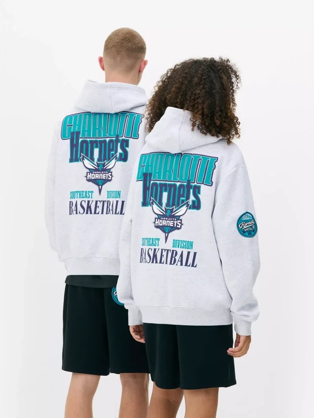 Mikina NBA Charlotte Hornets s kapucí