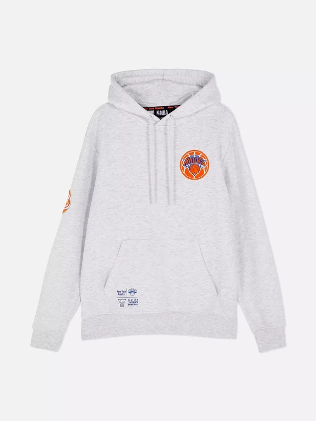 Mikina s kapucí a stahovací šňůrkou NBA New York Knicks
