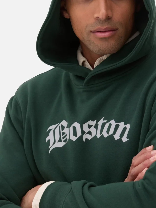 Mikina s potiskem Boston