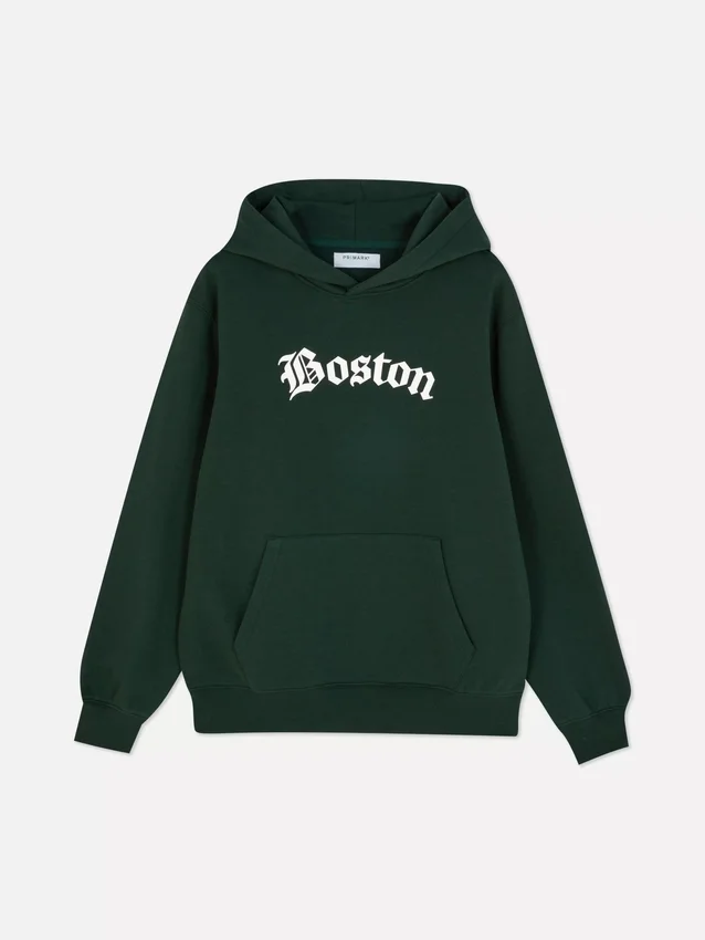 Mikina s potiskem Boston