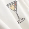 Mikina s potiskem „Martini“ s vysokým podílem bavlny