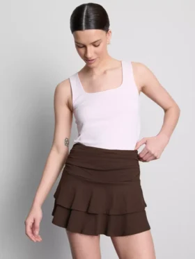 Mini sukně Rara s řaseným pasem
