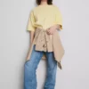 Nezbytné oversized bavlněné tričko