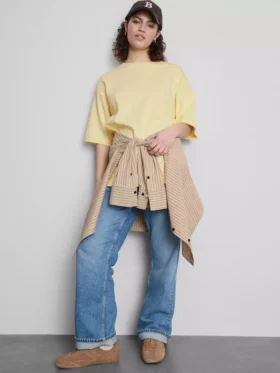 Nezbytné oversized bavlněné tričko