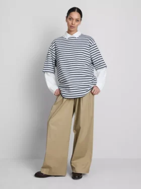 Nezbytné oversized bavlněné tričko