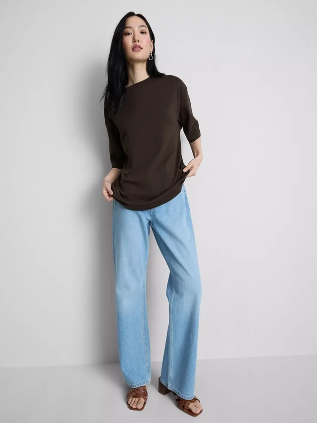 Nezbytné oversized bavlněné tričko