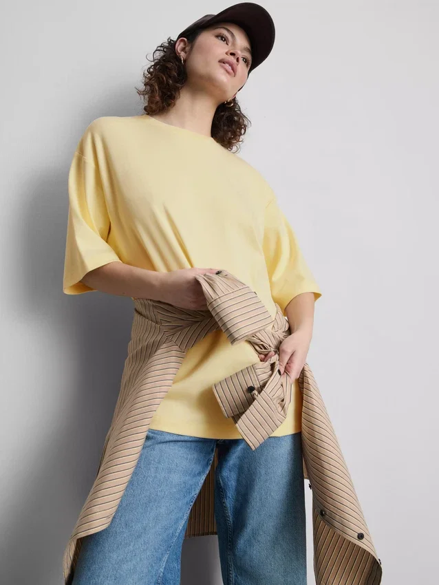 Nezbytné oversized bavlněné tričko