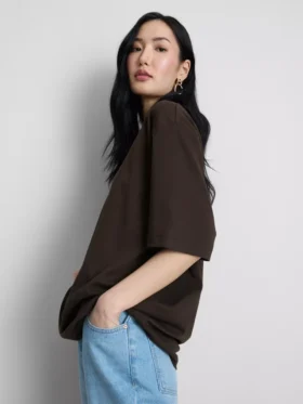 Nezbytné oversized bavlněné tričko