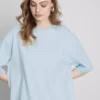 Nezbytné oversized bavlněné tričko