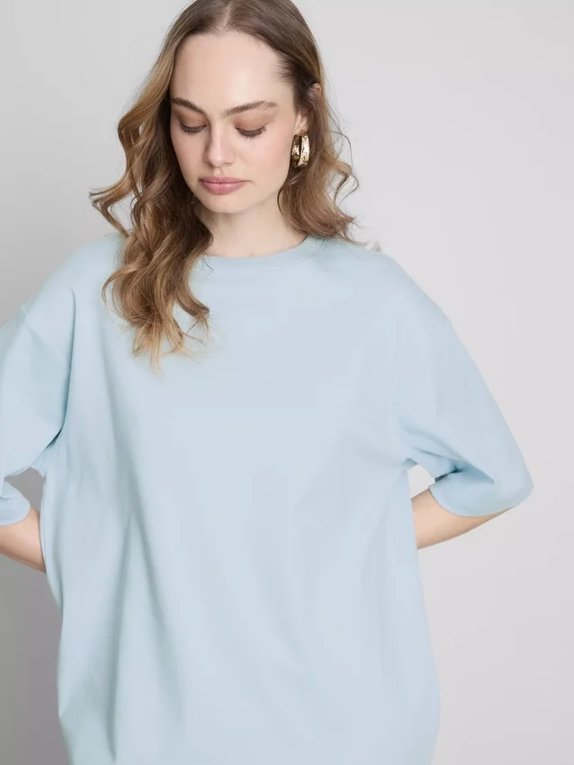 Nezbytné oversized bavlněné tričko