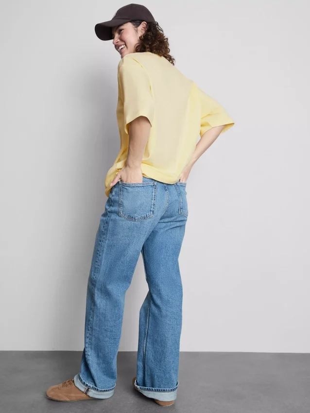 Nezbytné oversized bavlněné tričko