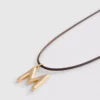 Náhrdelník s přívěskem s iniciálou