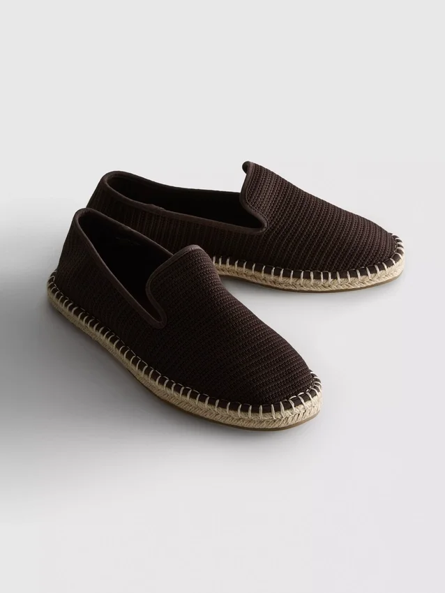 Nízké pletené espadrilky