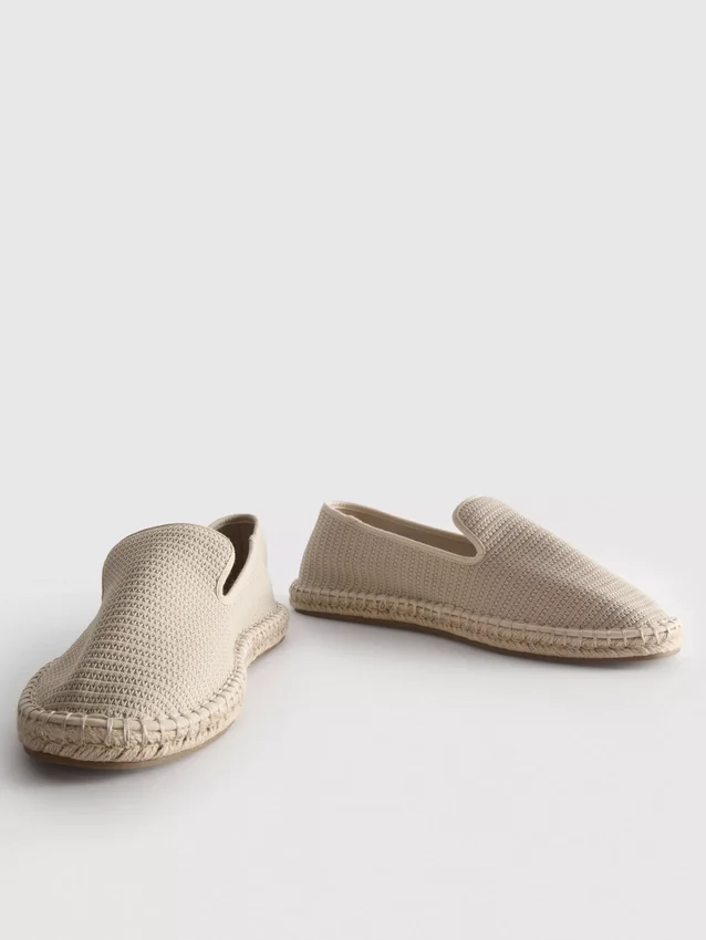 Nízké pletené espadrilky