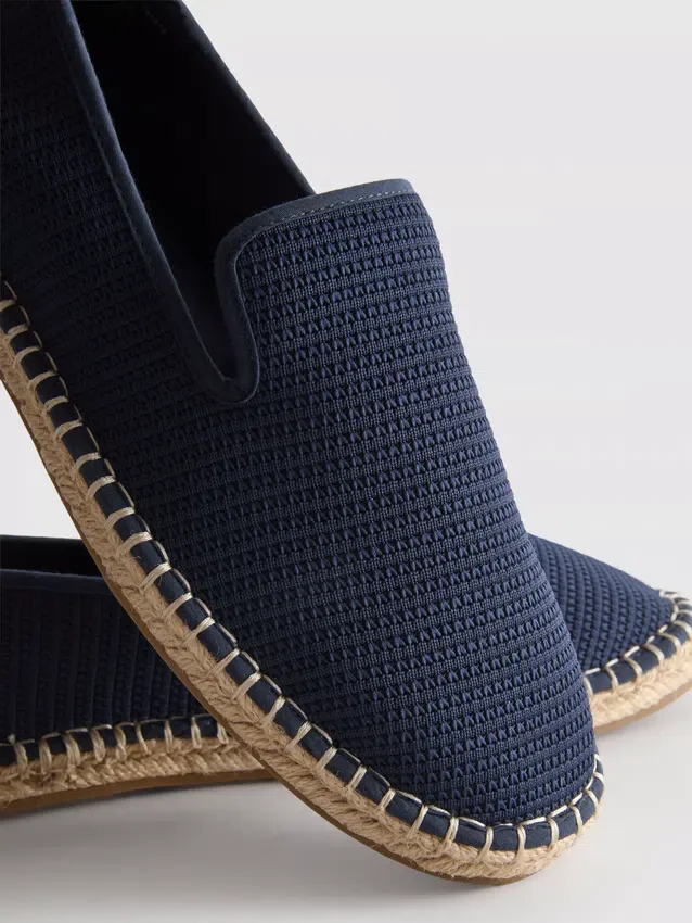 Nízké pletené espadrilky