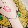 Oversized bavlněná košile s motivem Marilyn Monroe
