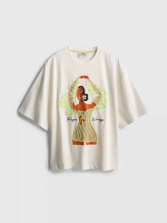 Oversized bavlněné tričko Reyna Noriega