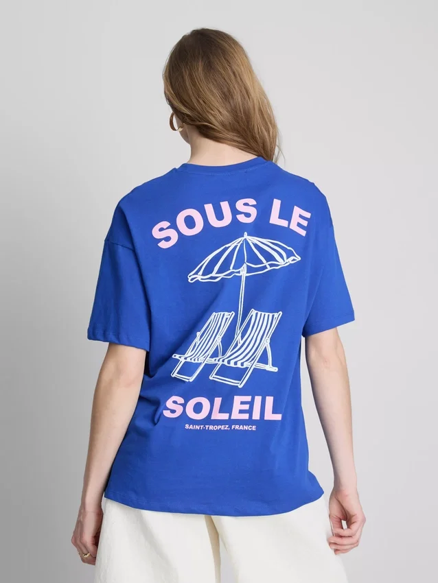 Oversized košile s potiskem Soleil