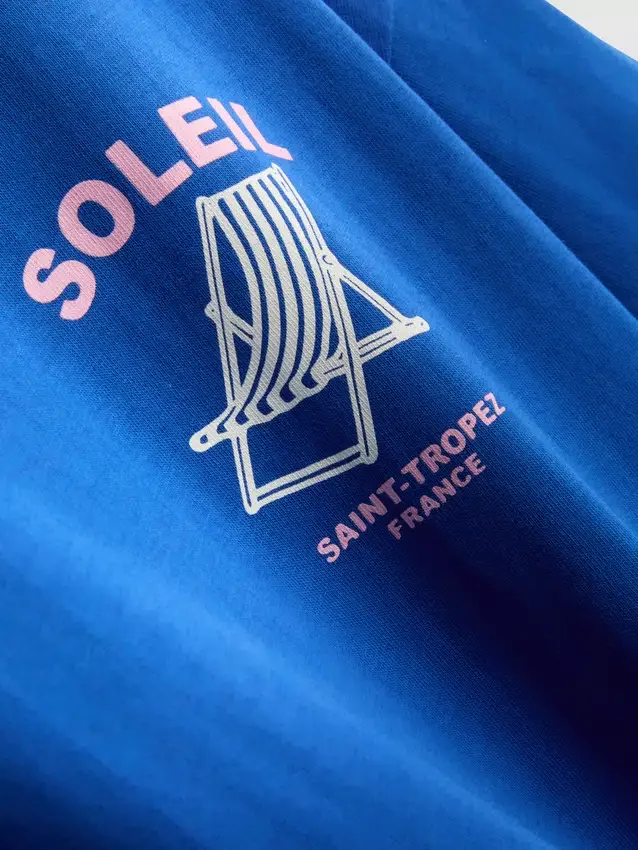 Oversized košile s potiskem Soleil