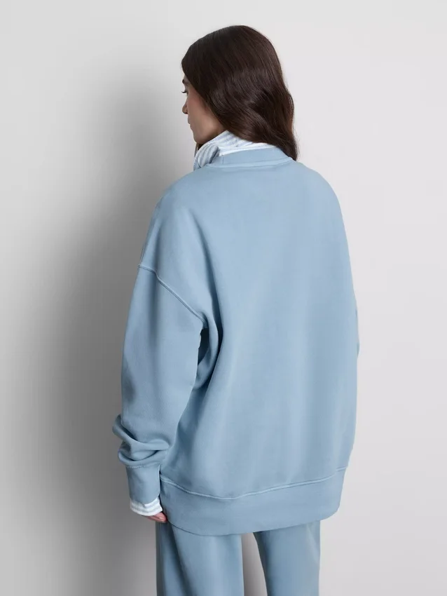 Oversized mikina s pokleslými rameny
