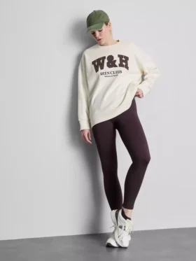 Oversized mikina z materiálu s vysokým podílem bavlny pro běžecký klub