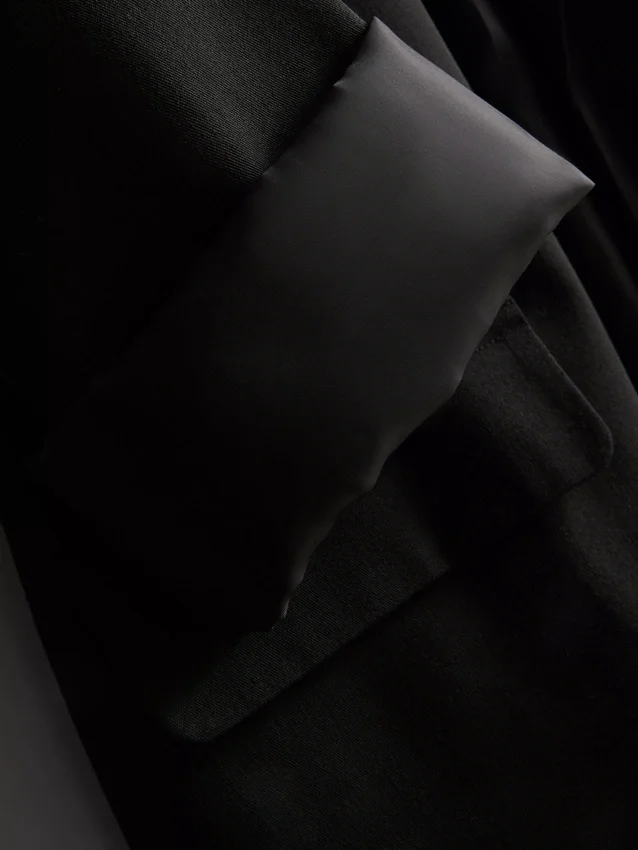 Oversized sako s jedním řadem knoflíků