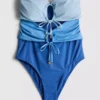 Plavky s výřezem ve stylu bandeau