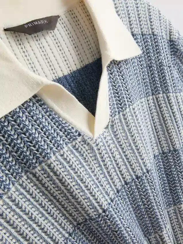Pletená košile s texturovanými pruhy